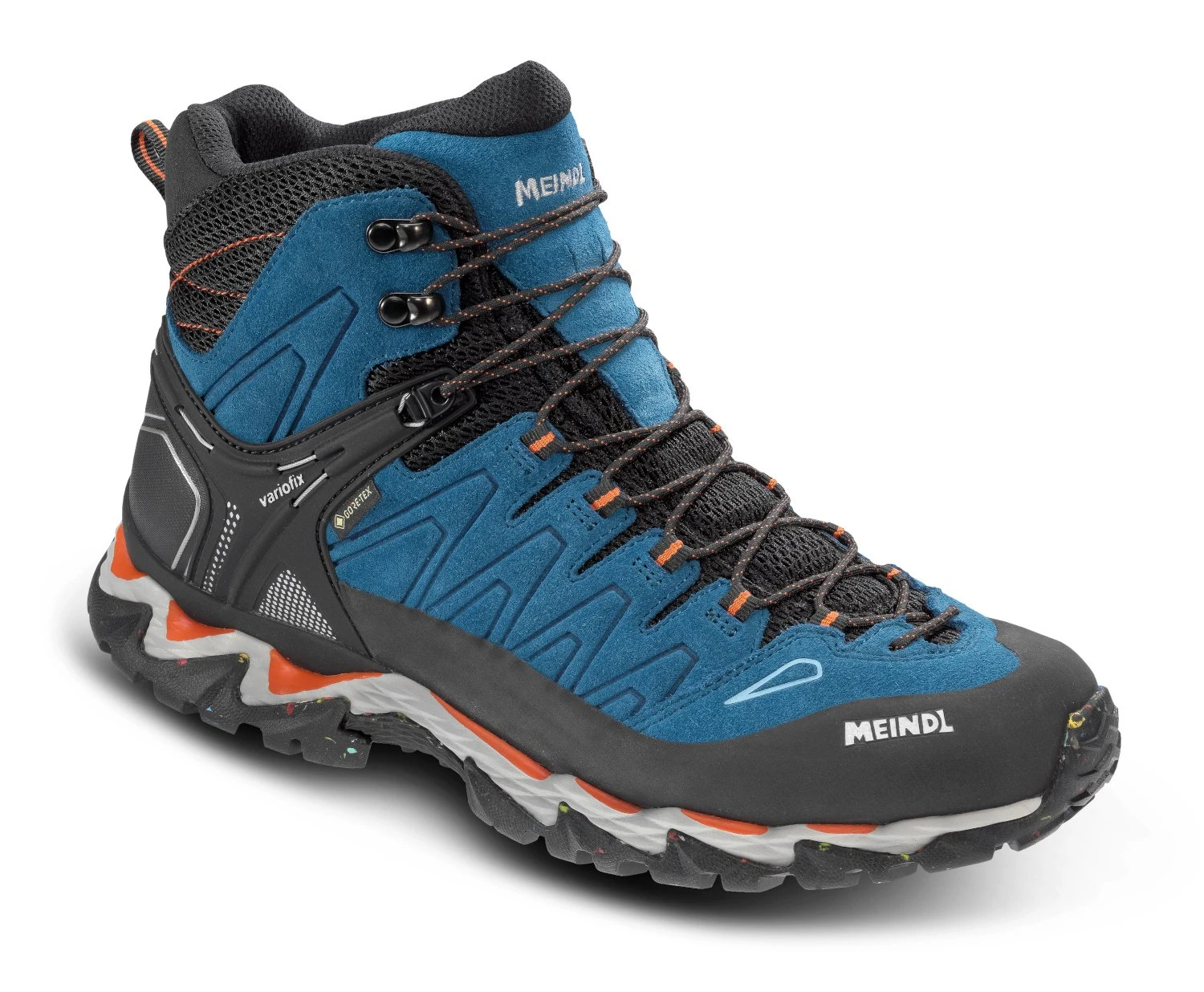 Meindl Lite Hike GTX Wanderschuhe (blau/orange)