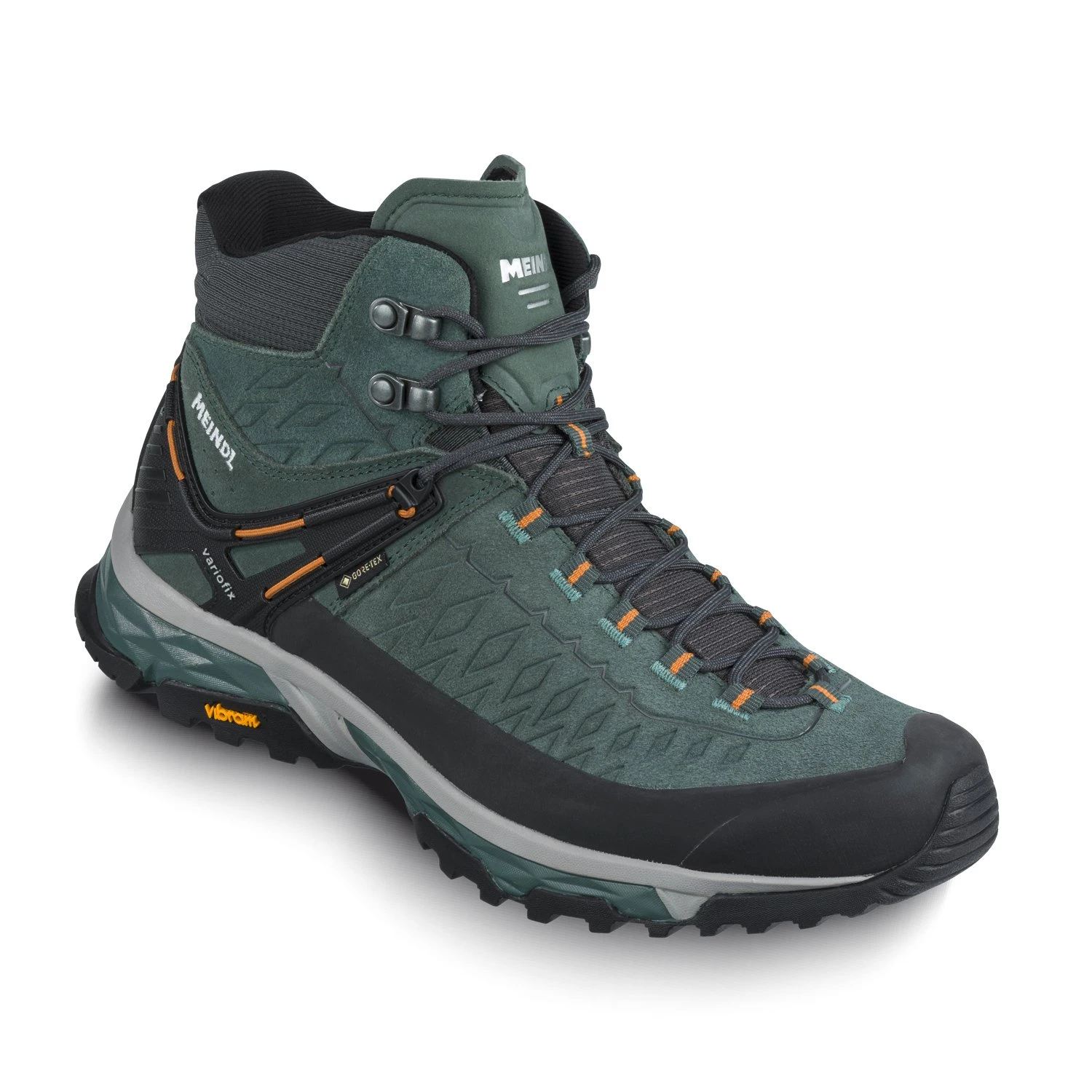 Meindl Top Trail Mid GTX Wanderschuhe (loden/orange)